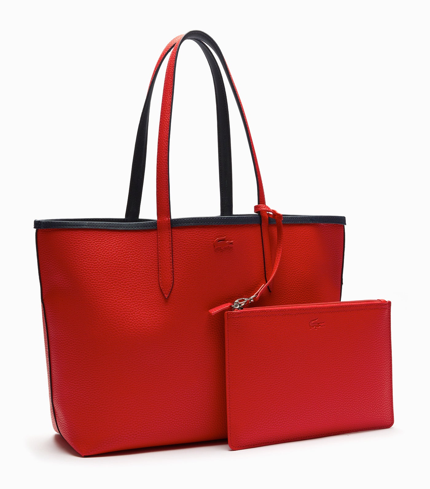 Women's Anna Reversible Bicolor Tote Bag Peacoat Salsa
