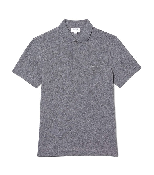 Men's Paris Polo Shirt Regular Fit Stretch Cotton Piqué Eclipse Jaspe