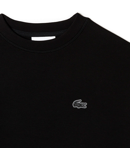 Women’s Lacoste Print Back Sweatshirt Black