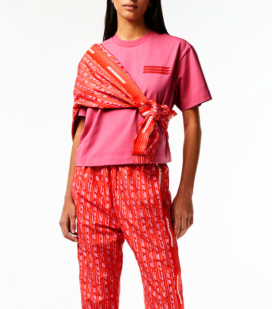 Women’s Oversized Cotton Jersey T-shirt Reseda Pink
