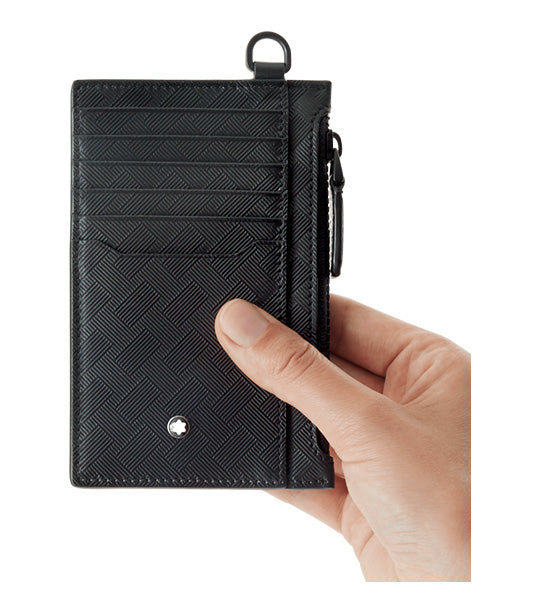 Extreme 3.0 Card Holder 8cc with Zipped Pocket Black