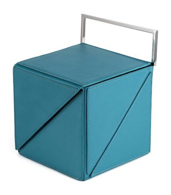 Cube Classic Foldable Handbag Peacock