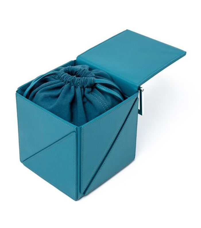 Cube Classic Foldable Handbag Peacock