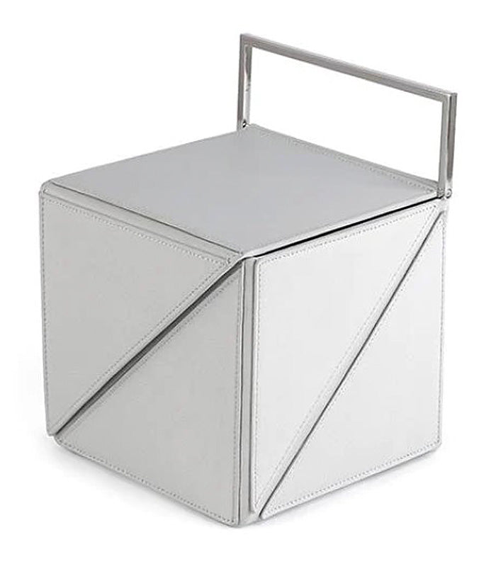 Cube Classic Foldable Handbag Light Gray