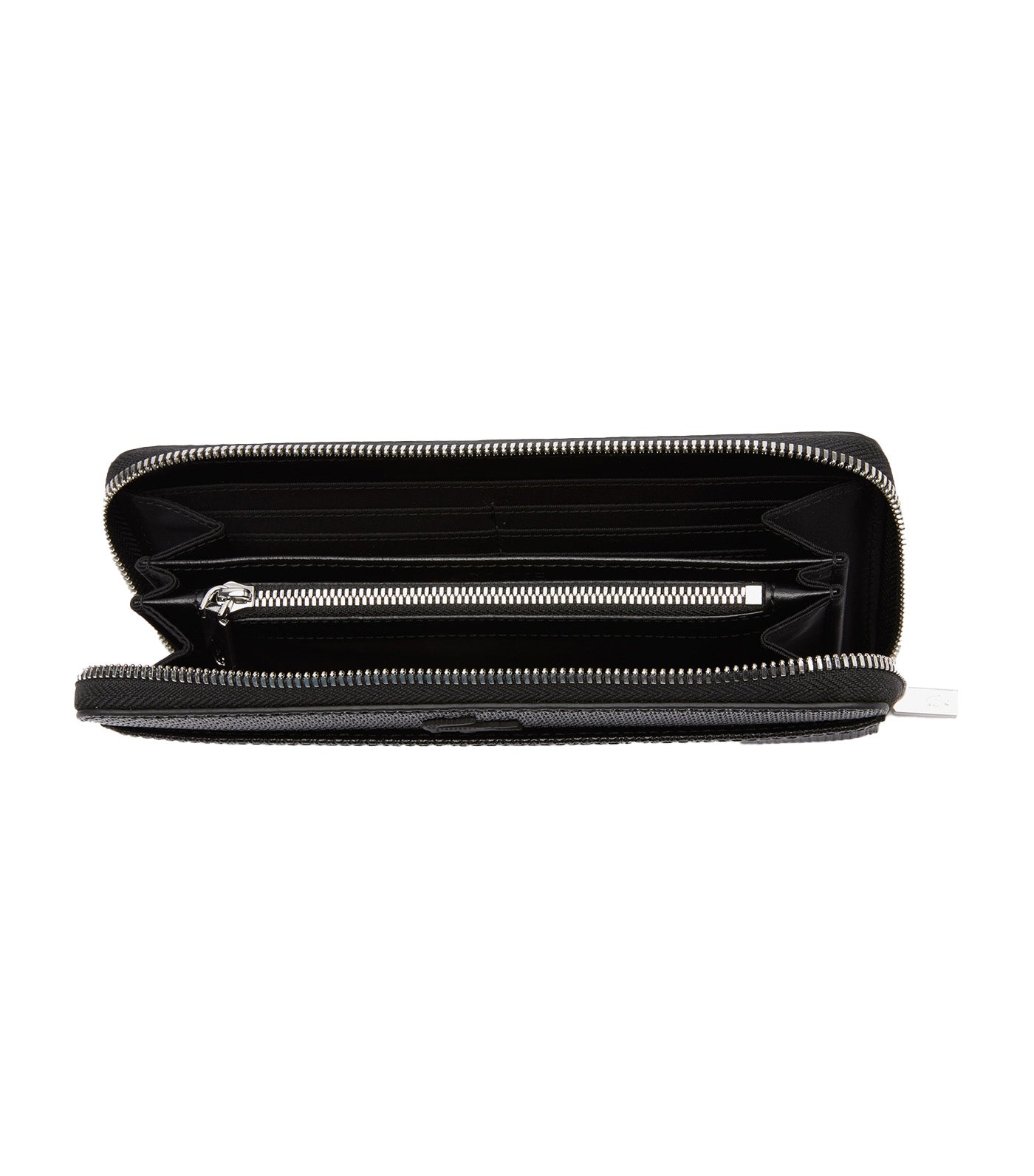 Women's Chantaco Leather Large Zip Wallet Noir