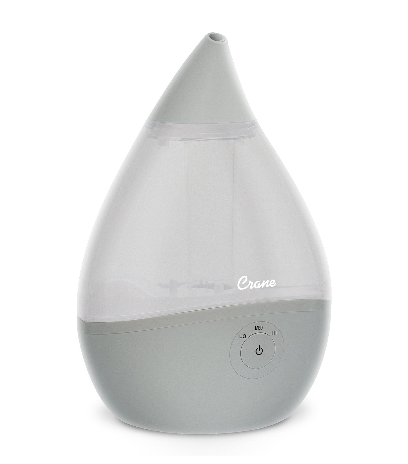 Droplet Filter-Free Cool Mist Humidifier with Vaporizer Function for Inhalation - Gray