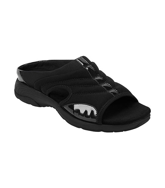 Tracie Slip-On Sandals Black