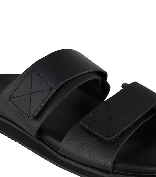 Steel Double Sandals Black