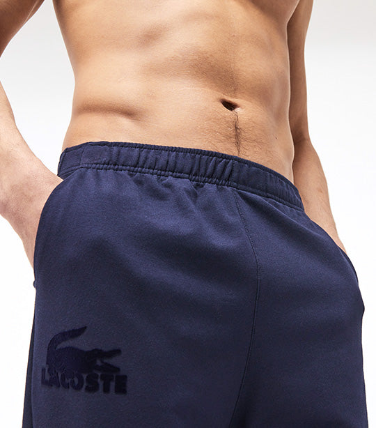 Mens navy lacoste online joggers