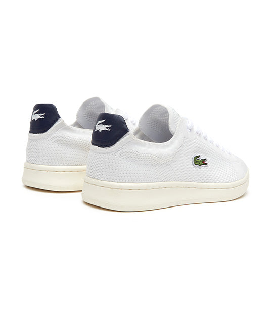 Women's Carnaby Piquée Textile Heel Pop Sneakers White/Navy