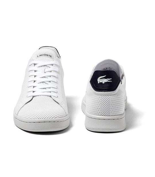 Men's Carnaby Piquée Textile Sneakers White/Navy