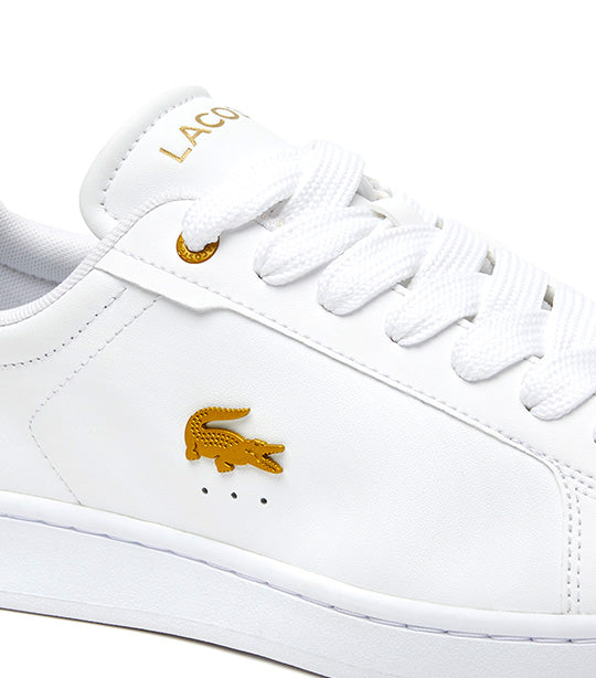 Lacoste carnaby white store gold