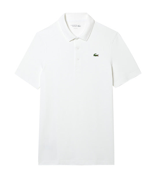 Men's SPORT Organic Cotton Piqué Golf Polo Shirt White/White