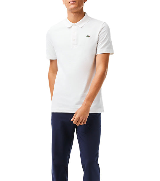 Men's SPORT Organic Cotton Piqué Golf Polo Shirt White/White