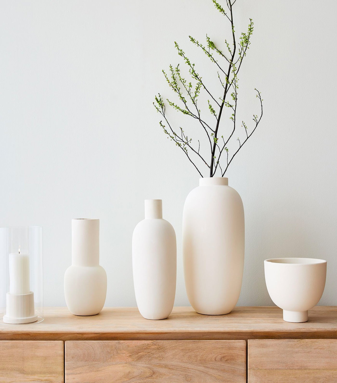 west elm Foundations Whitewash Vase