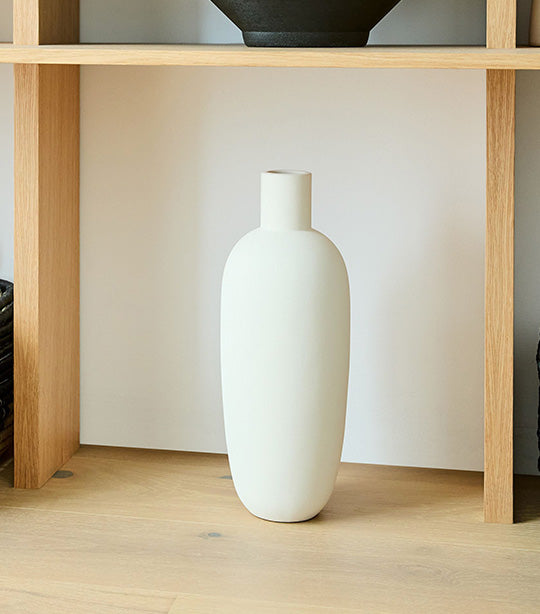 west elm Foundations Whitewash Vase