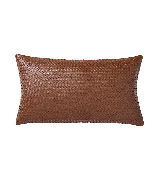 West elm leather sales pillow