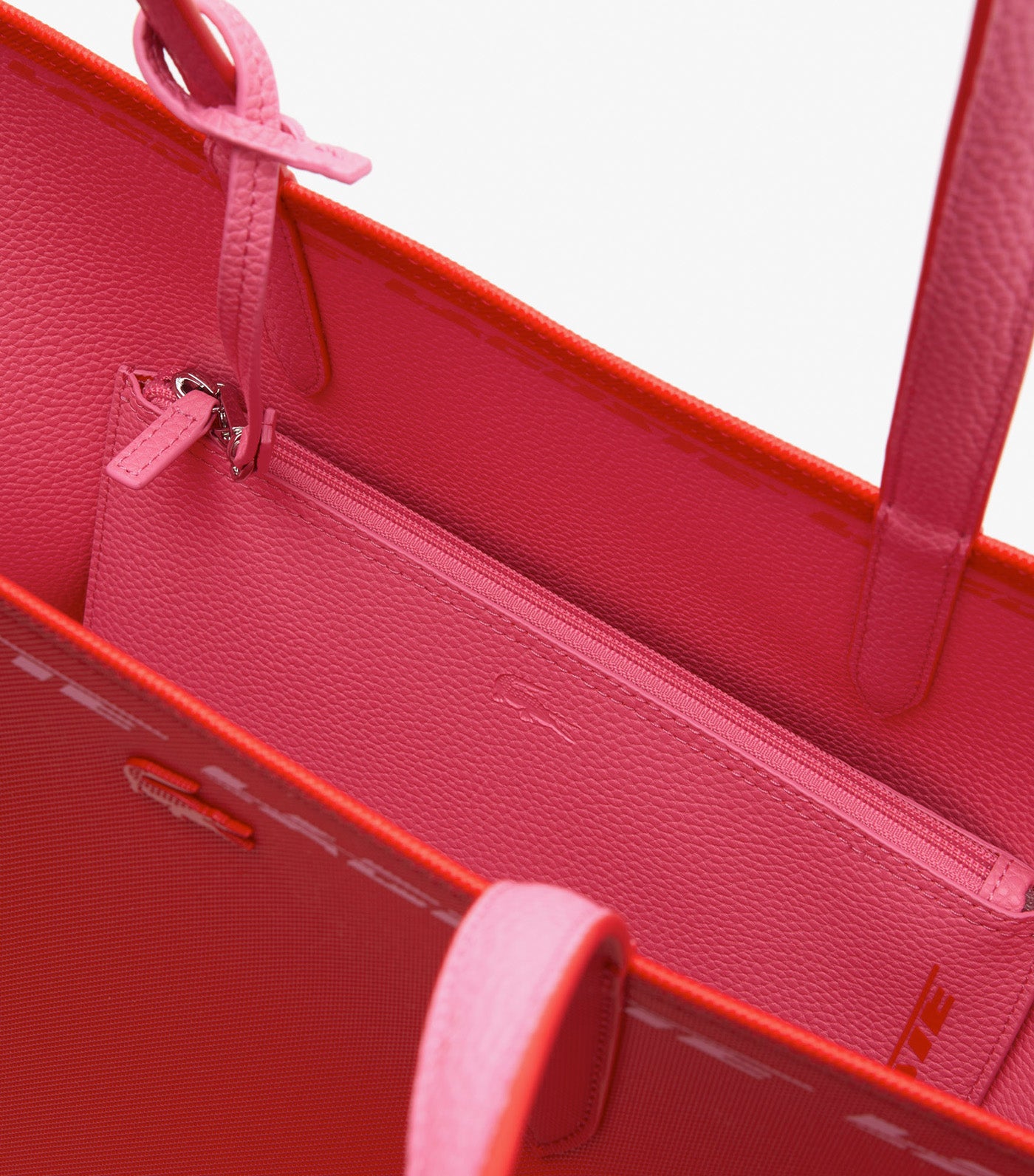 Lacoste Anna Reversible Tote Bag In Red
