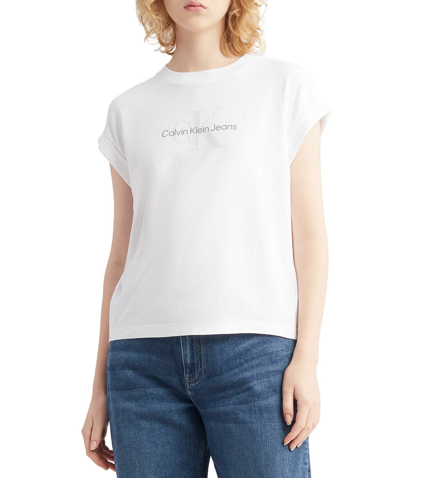 Calvin Klein Jeans Archival Monologo Tee White | T-Shirts