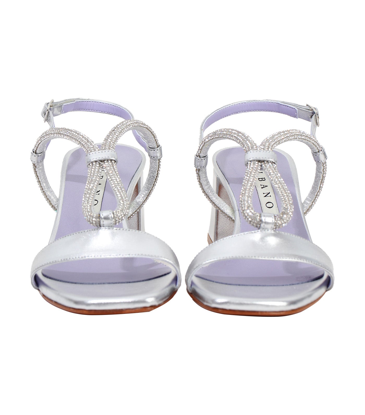 3212 Heeled Sandals Silver