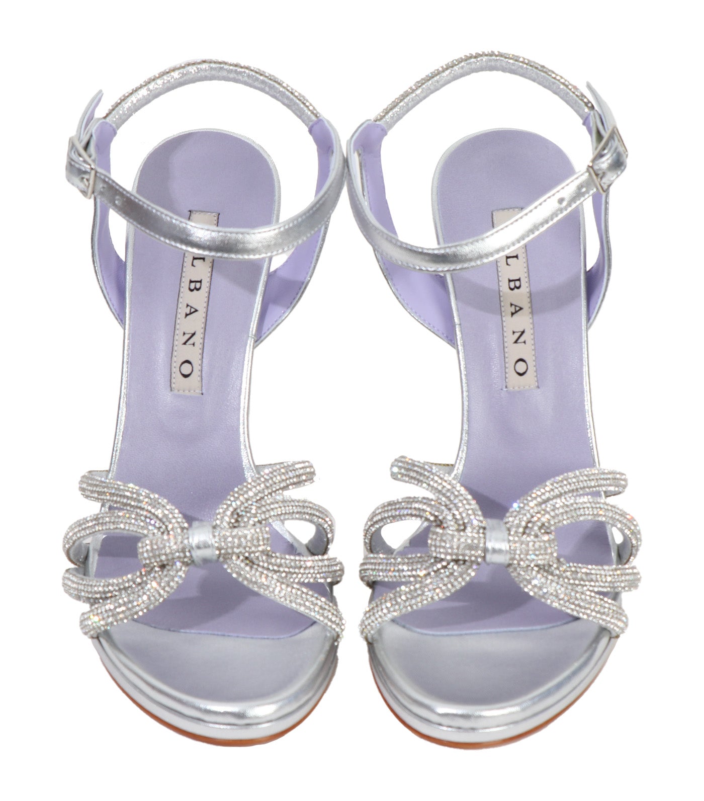 3263 Heeled Sandals Silver