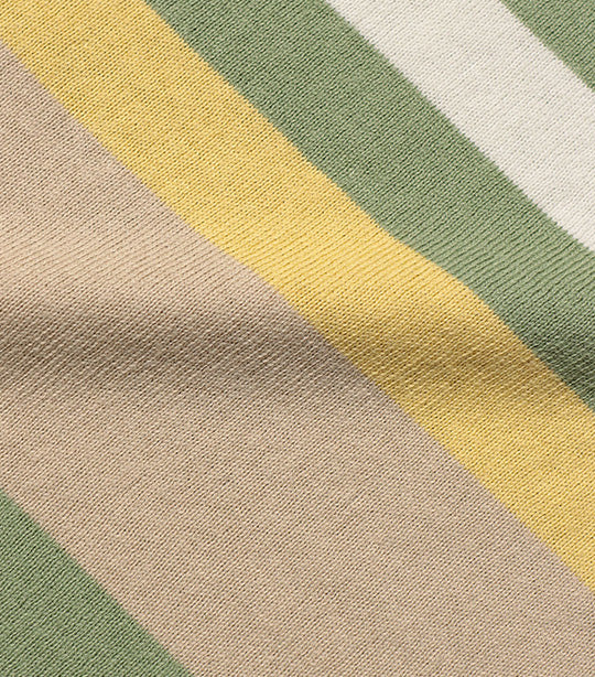 Velzy S/S Cardigan Picchi Stripe Turf Green/Multi