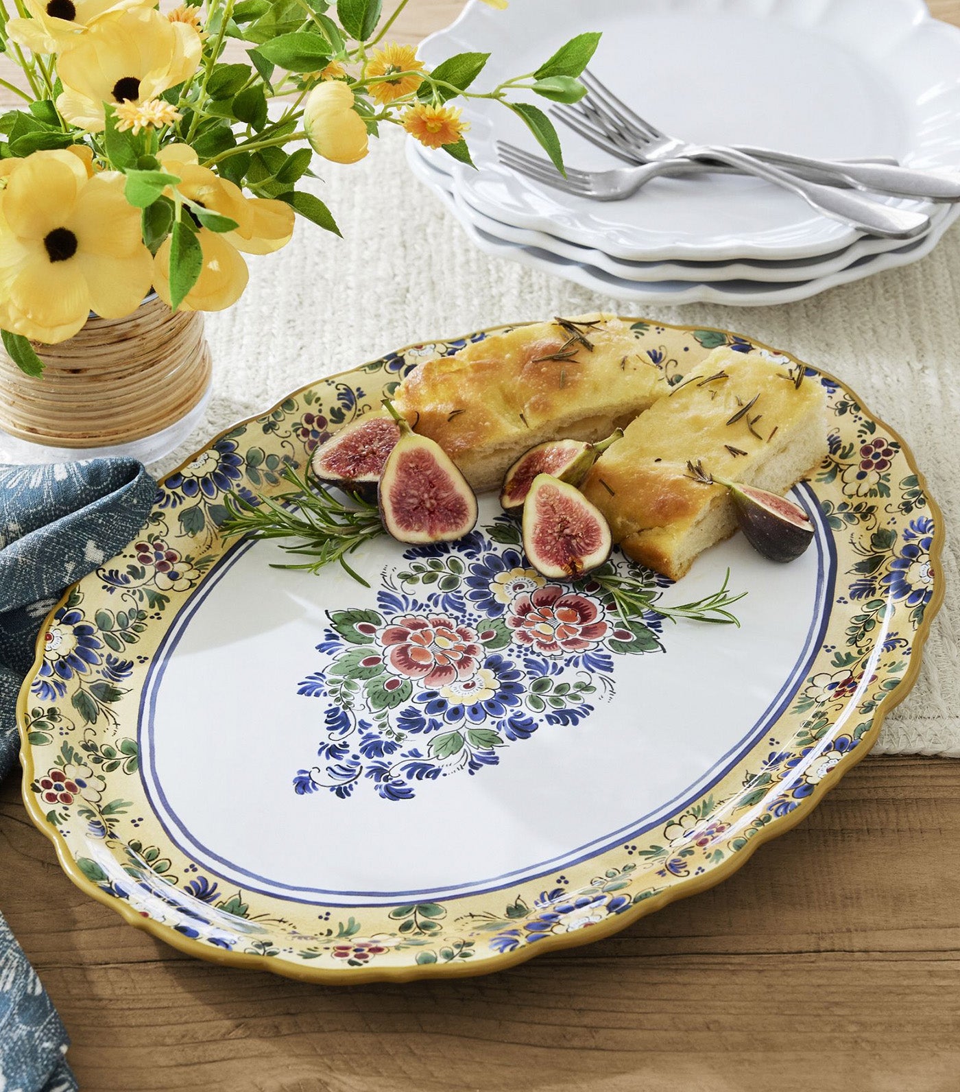 Pottery Barn Charleston Floral Dinnerware Collection