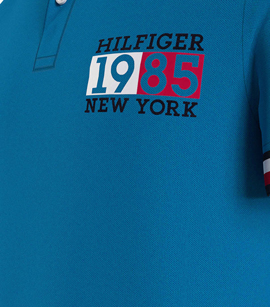 Men's New York Flag Slim Polo