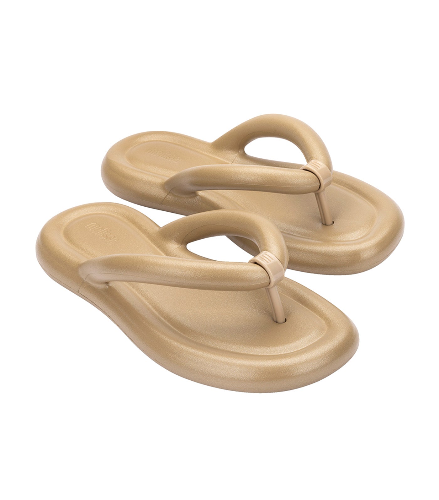 Melissa Flip Flop Free Shiny Light Caramel Rustan s