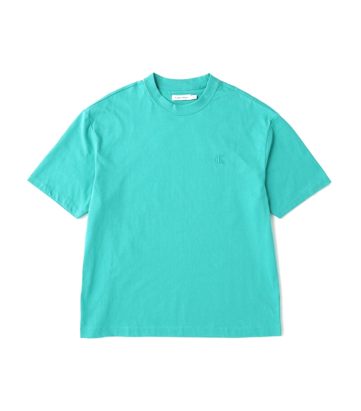 Crew Neck Tee Relaxed Fit Blue