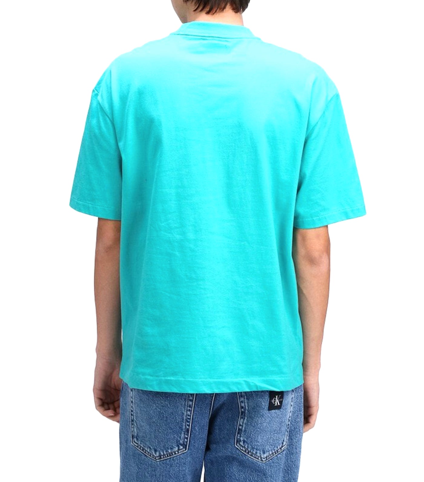 Crew Neck Tee Relaxed Fit Blue