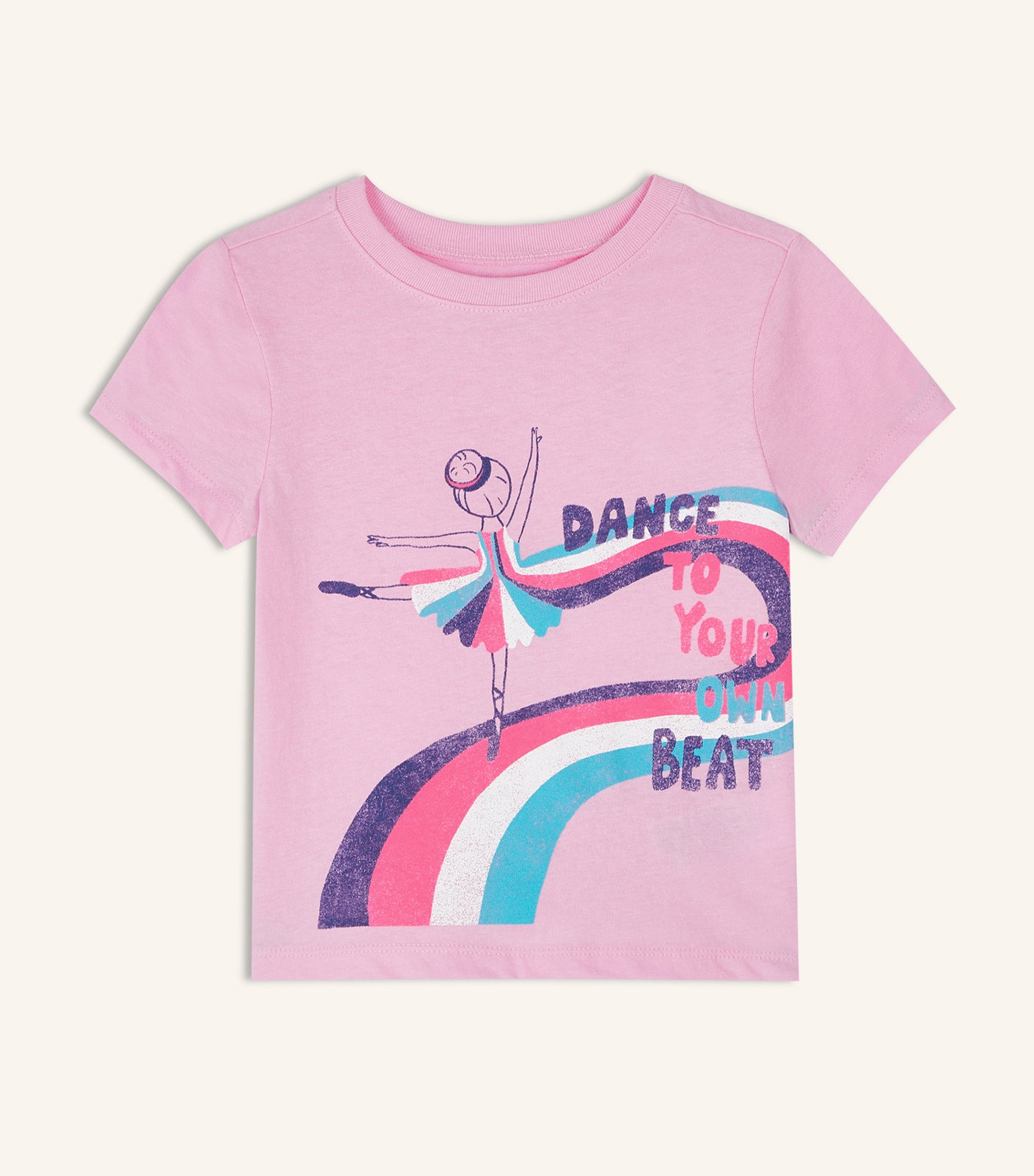 Short-Sleeve Graphic T-Shirt for Toddler Girls - Cochineal