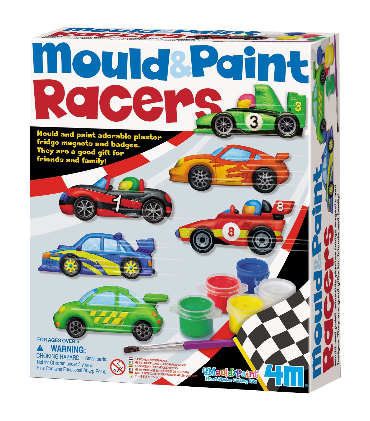 4m multicolor mould and paint racers