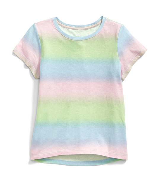 Old Navy Kids Softest Printed T-Shirt for Girls - Blue Ombre