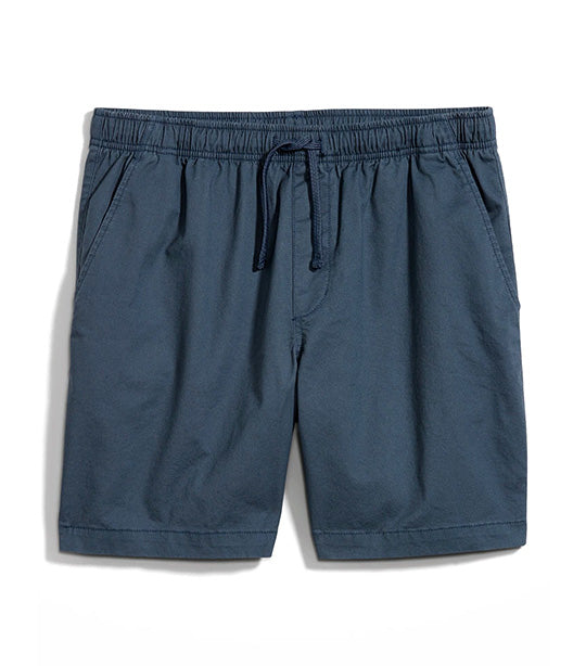Pull-On Chino Jogger Shorts for Men  7-inch Inseam Wintry Waters