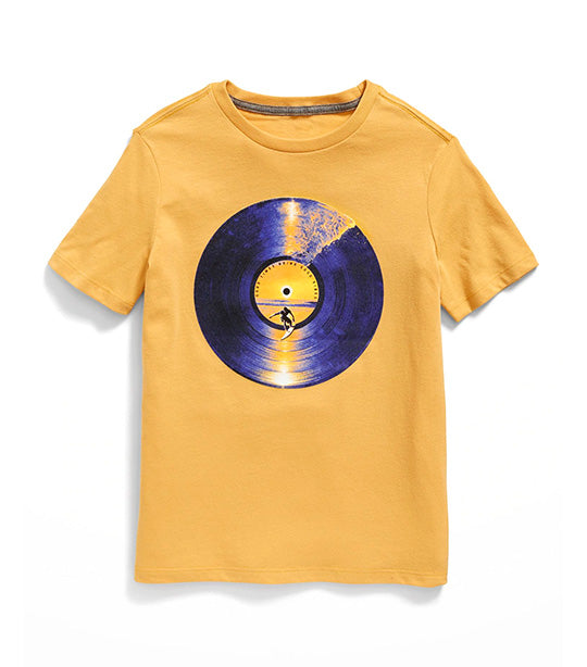 Old Navy Kids Short-Sleeve Graphic T-Shirt for Boys - Sweet Pollen