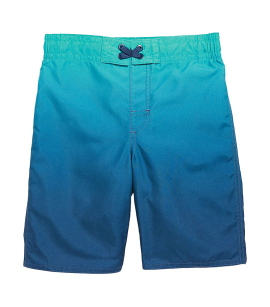 Printed Board Shorts for Boys - Blue Ombre