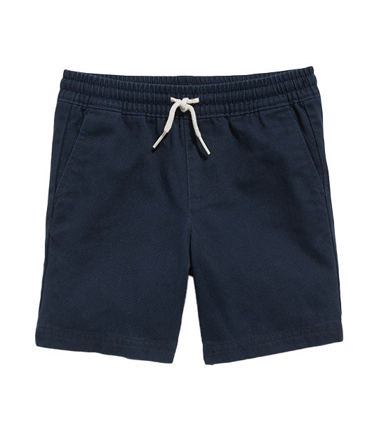 Functional-Drawstring Twill Shorts for Toddler Boys - In the Navy