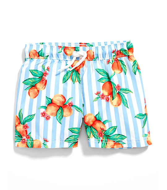 Printed Swim Trunks for Baby - Peaches