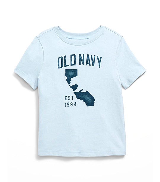 Unisex Crew-Neck Logo-Graphic T-Shirt for Toddler - Afternoon Storm Blue