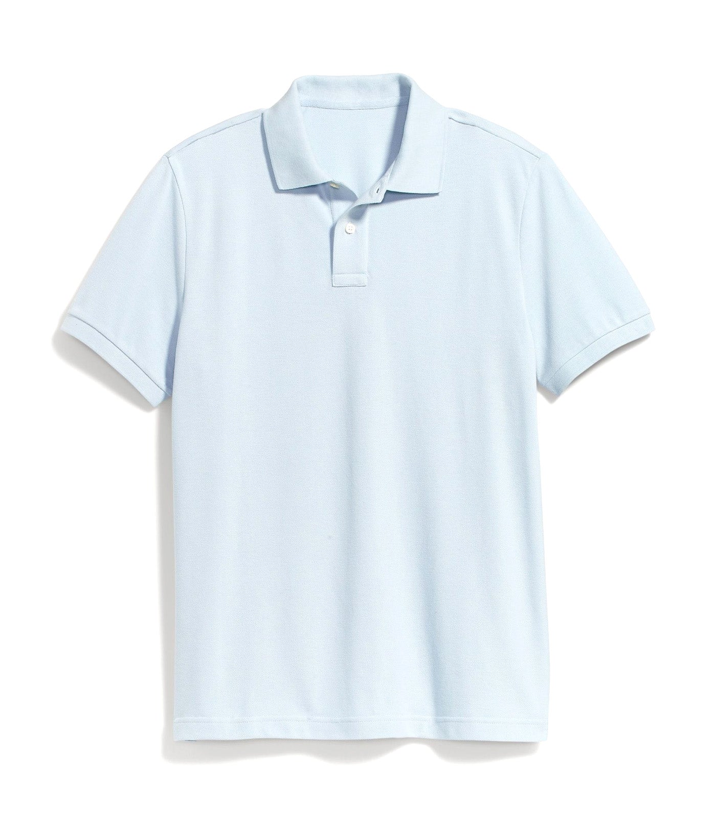Short-Sleeve Pique Polo for Men Afternoon Storm Blue