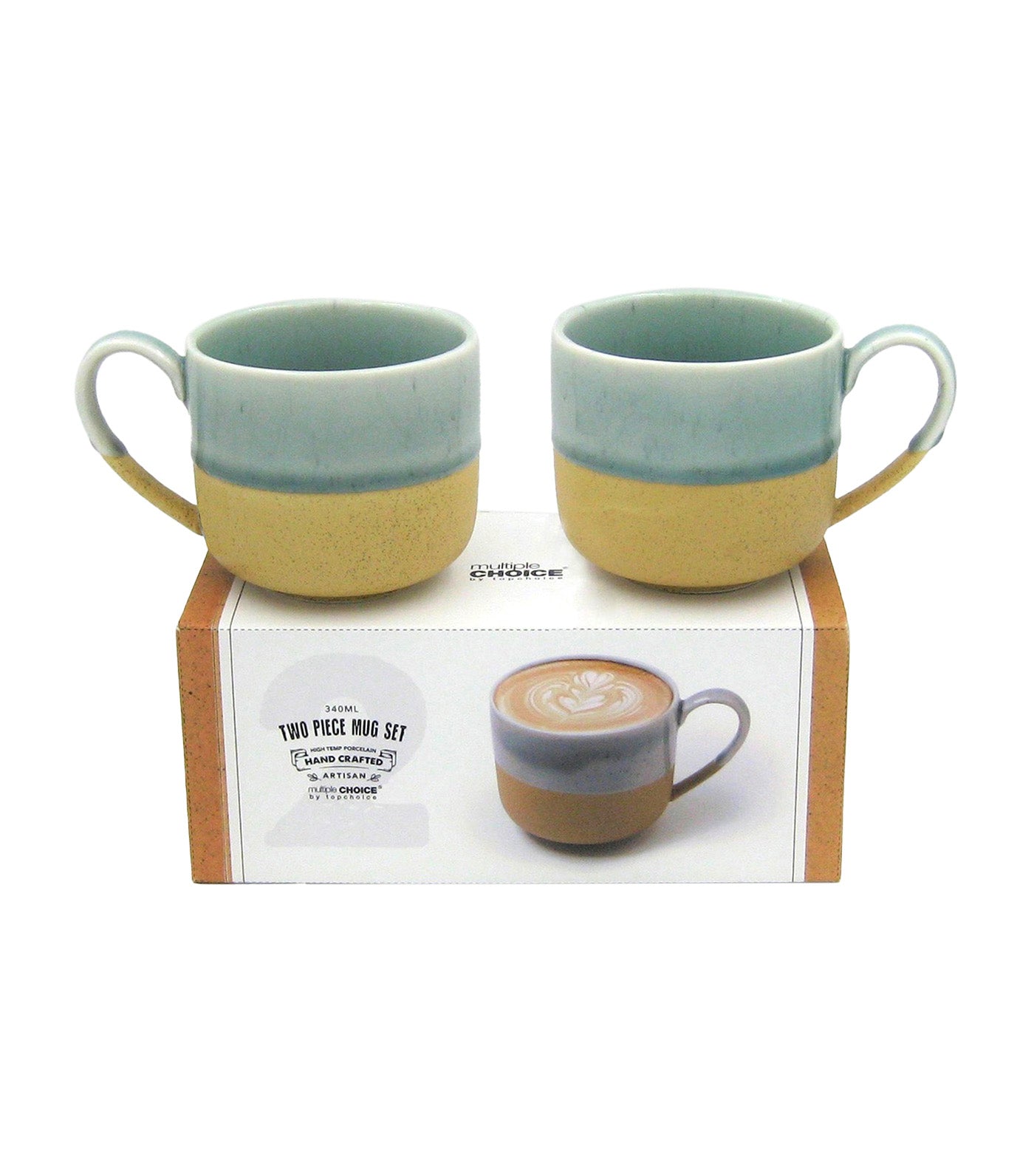  Multiple Choice Artisan Jade Mug - Set of 2