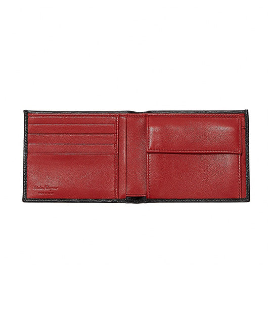 Gancini Wallet with Coin Pocket Black