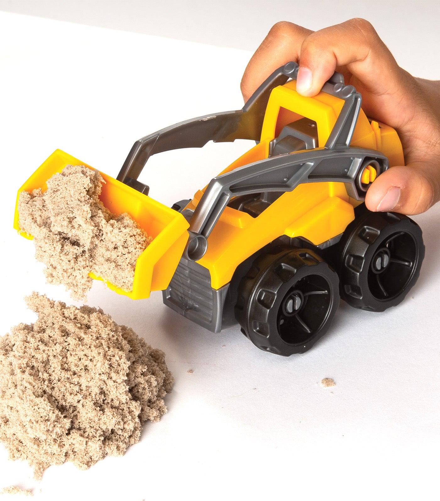 Kinetic Sand, Pave & Play Construction Set With Vehicle And 8oz Black Kinetic  Sand, For Kids Aged 3 And Up, Toys, Games & More