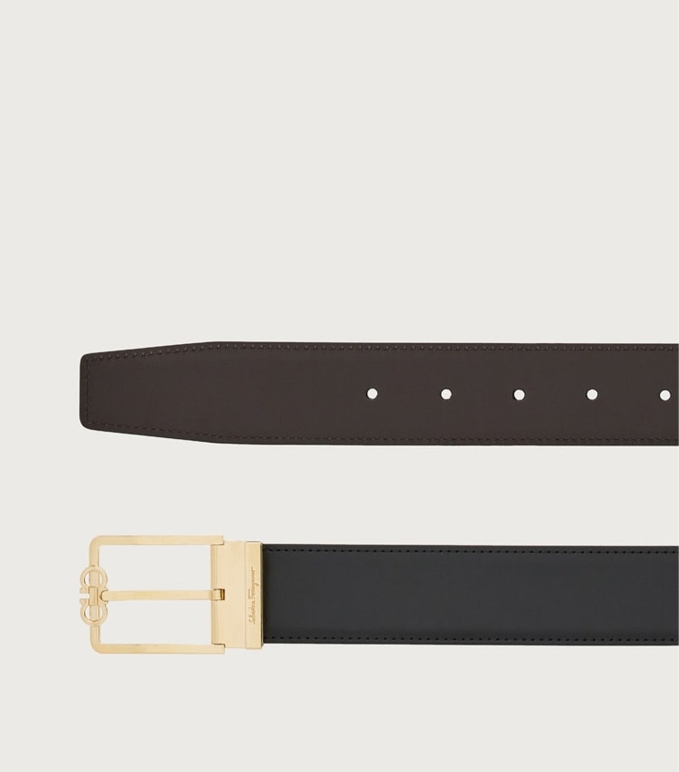 Reversible and Adjustable Belt Black/Brown