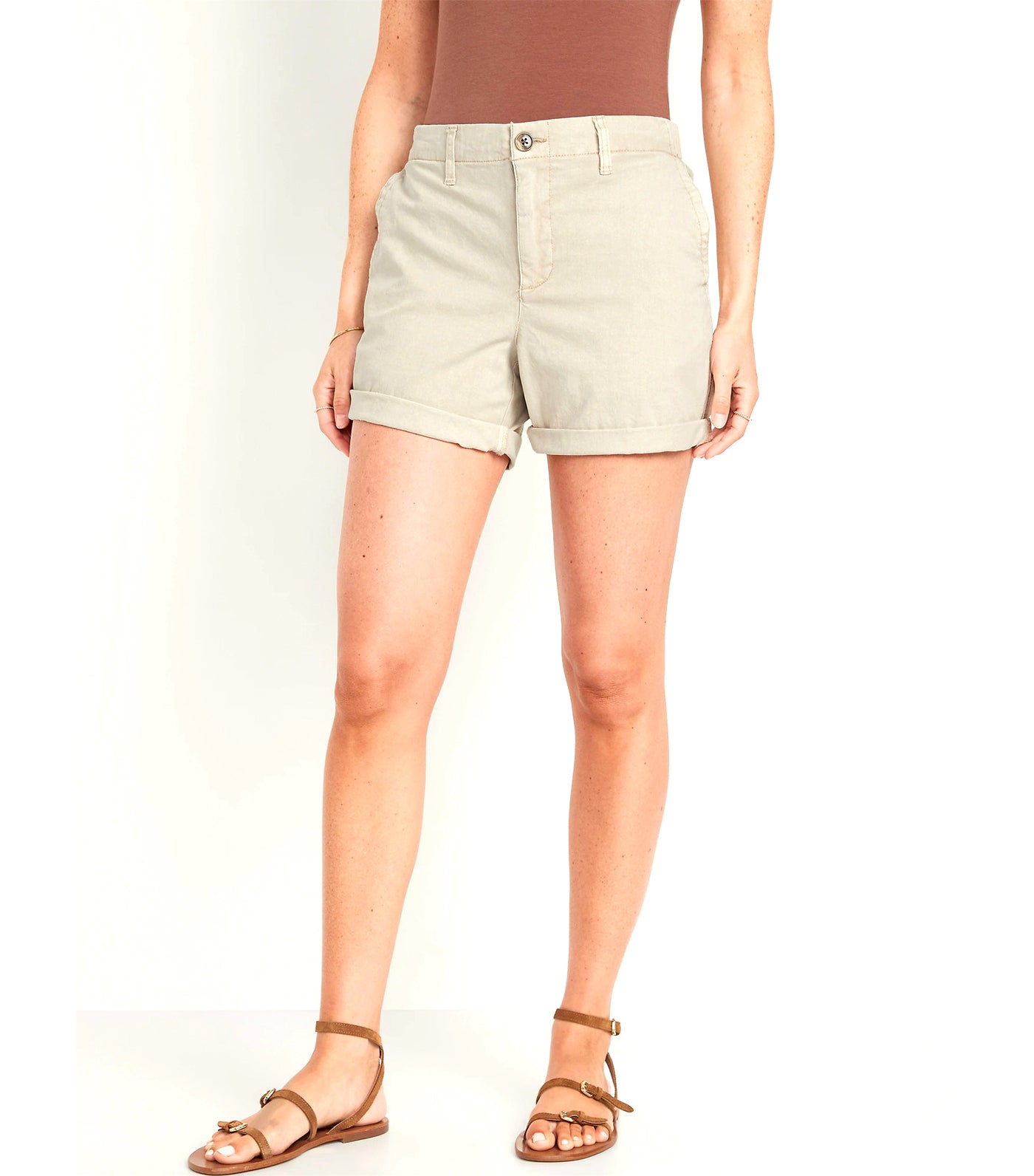 High-Waisted OGC Chino Shorts for Women - 5-inch inseam A Stones Throw