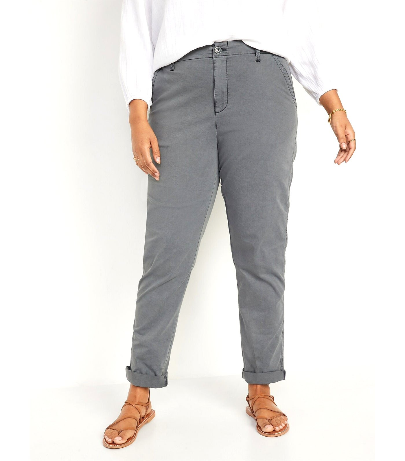 Old Navy High-Waisted OGC Chino Pants for Women Panther