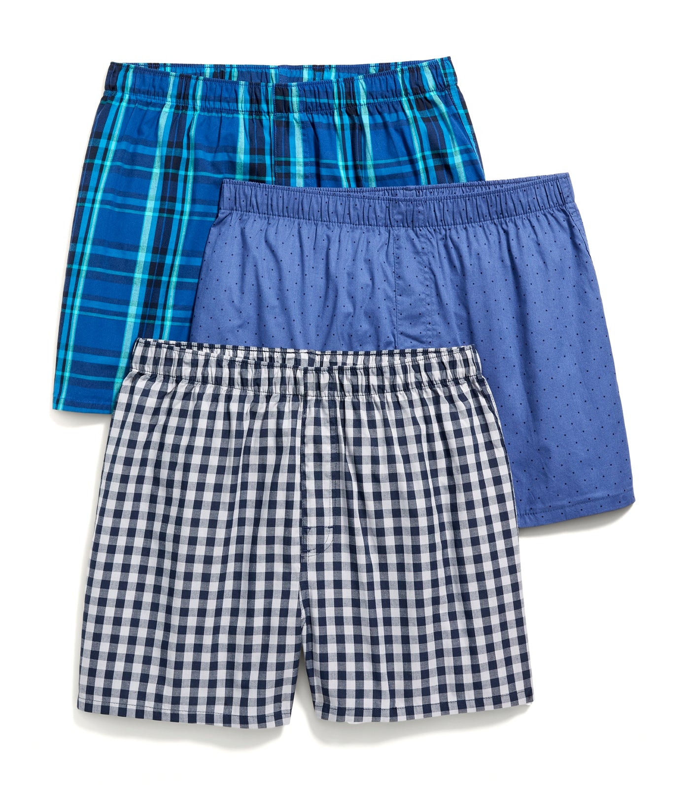 Soft-Washed Boxer Shorts 3-Pack for Men Multi Dots