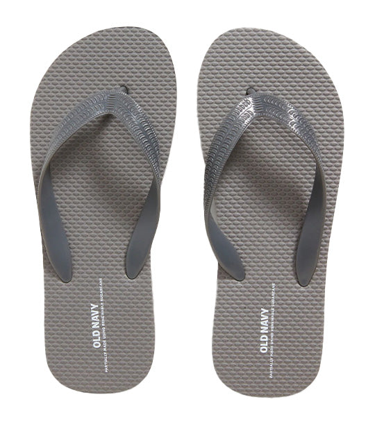 Old navy men's white best sale flip flops