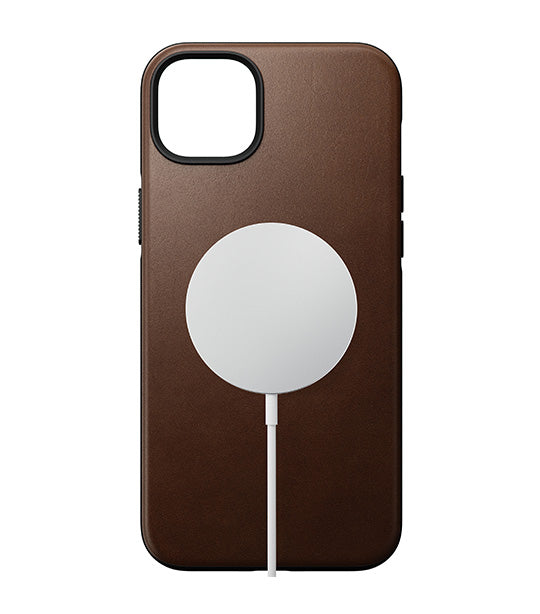 Modern Leather Case Nomad Leather iPhone 14 Plus Brown